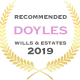 Doyles Recommended Wills Estates 2019