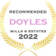 Doyles Recommended Wills Estates 2022
